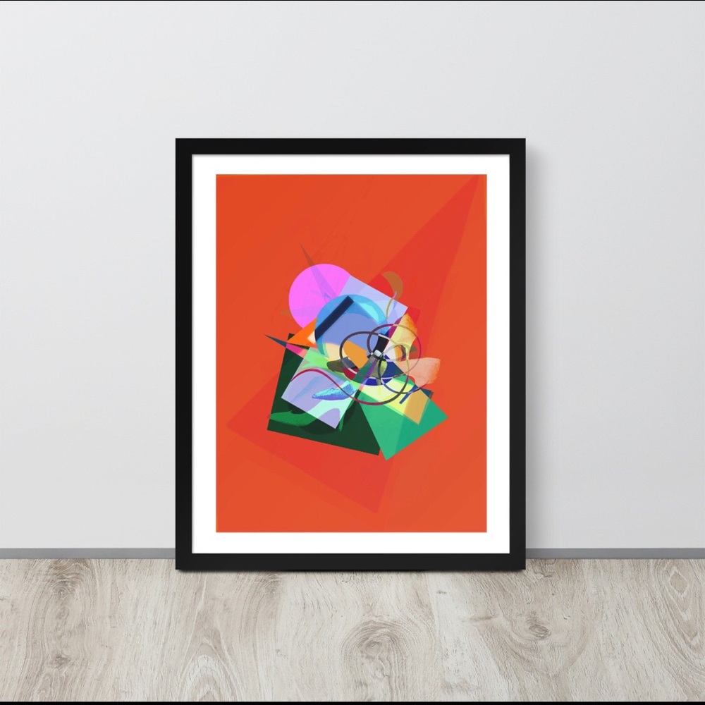 Original Art Print Minimal Style